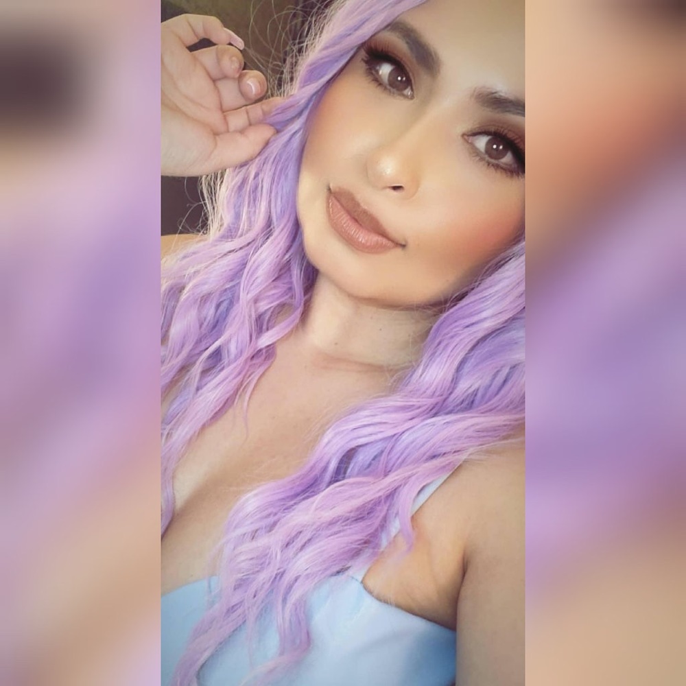 Lilac wig - Picture 2 of 3
